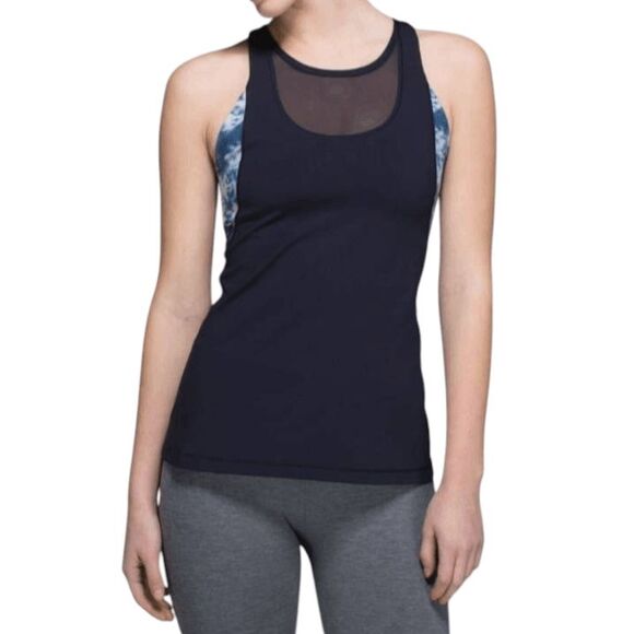 LULULEMON ATHLETICA Mesh With Me Tank Size 6 - Picture 2 of 11